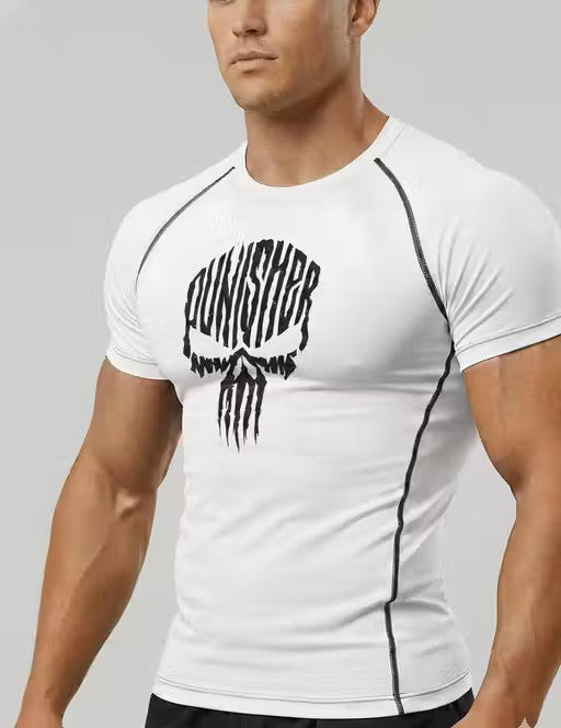 Preadax Men'S Round Neck Sports Active Dry Fit Compression fit Tshirt Set of 2 pcs